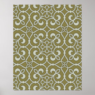 Geometric Pattern Lattice  Poster