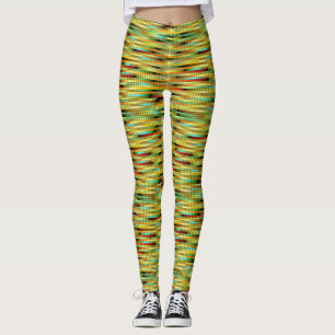 Geometric pattern leggings