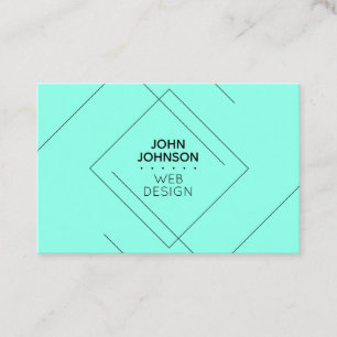 Geometric pattern line artistic modern style business card