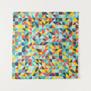 Geometric pattern. Mosaic colourful background of Tapestry