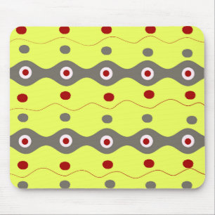 Geometric pattern mouse mat