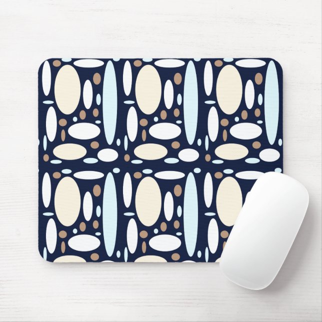 Geometric pattern mouse mat (With Mouse)