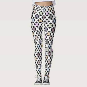 Geometric pattern multicolored Leggings