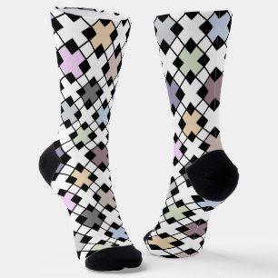  Geometric pattern multicolored Socks