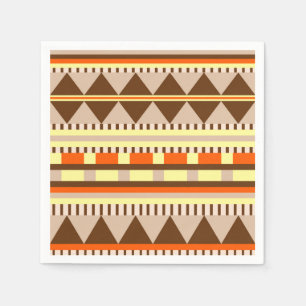 Geometric pattern napkin