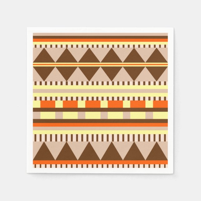 Geometric pattern napkin (Front)