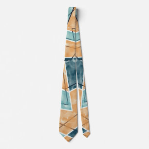 Geometric Pattern Neck Tie