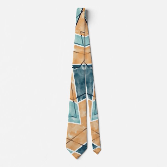 Geometric Pattern Neck Tie (Front)