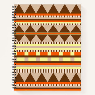 Geometric pattern notebook