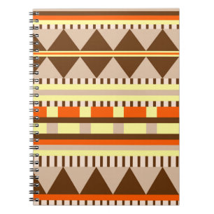 Geometric pattern notebook