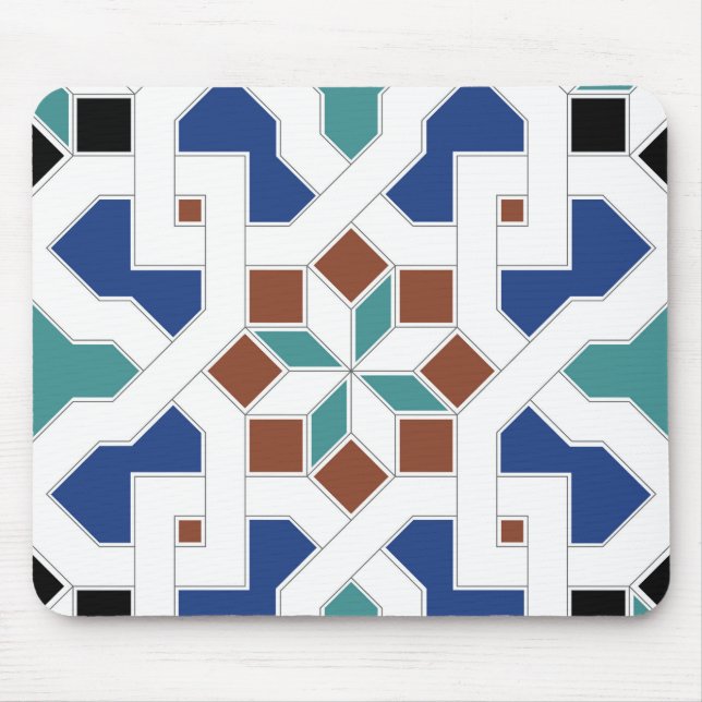 Geometric Pattern - Oriental Design Pt.4 Mouse Mat (Front)