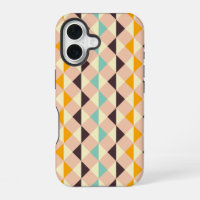 Geometric pattern overlapping diamonds & triangle