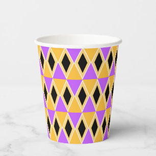 Geometric Pattern Paper Cups