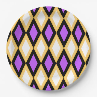 Geometric Pattern Paper Plate