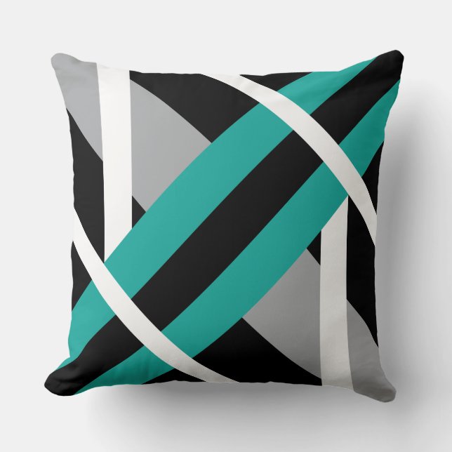 Geometric Pattern Pillow (Front)
