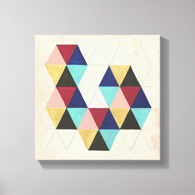 Geometric Pattern Play III Canvas Print (Front)