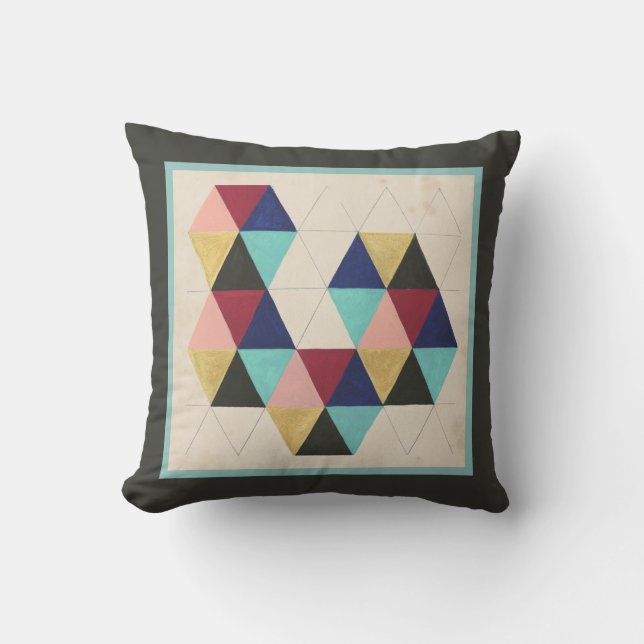 Geometric Pattern Play III Cushion (Front)