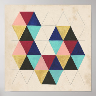 Geometric Pattern Play III Poster