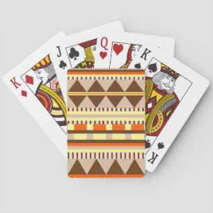 Geometric pattern playing cards