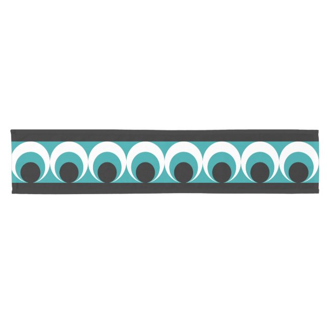Geometric pattern short table runner (Horizontal)