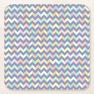 Geometric Pattern Square Paper Coaster