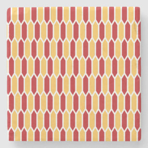 Geometric Pattern Stone Coaster