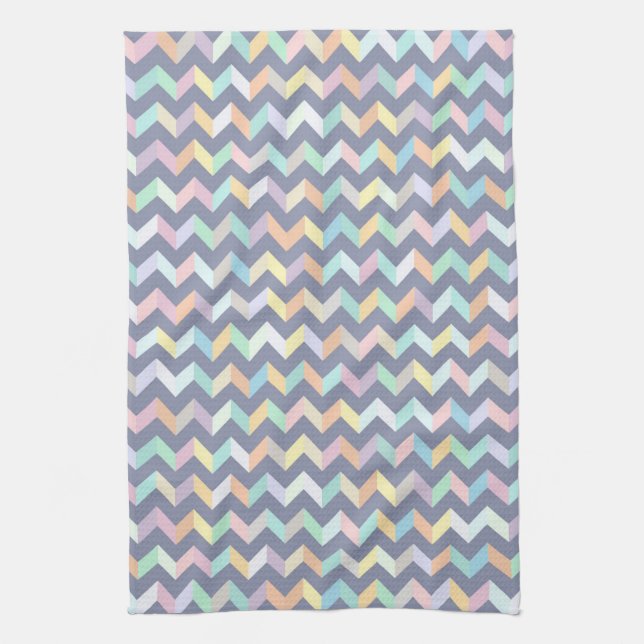 Geometric Pattern Tea Towel (Vertical)