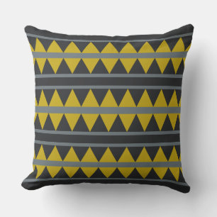 Geometric pattern throw pillows