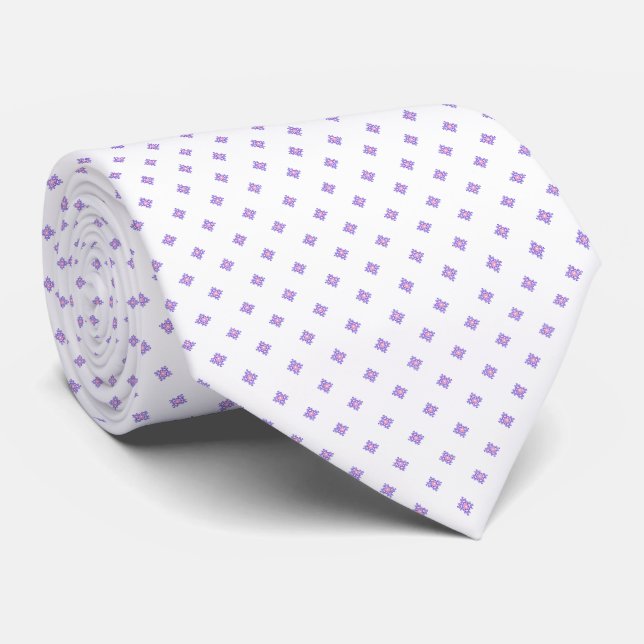 Geometric pattern tie (Rolled)