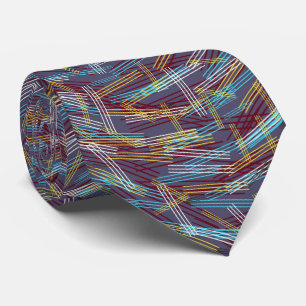 Geometric pattern tie