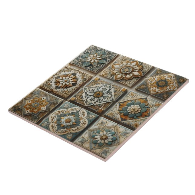 Geometric Pattern Tiles (Side)
