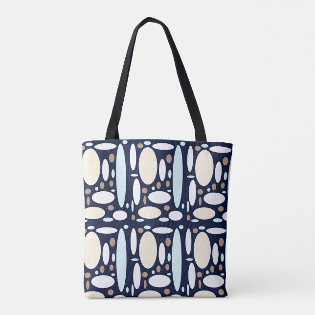 Geometric pattern tote bag (Back)