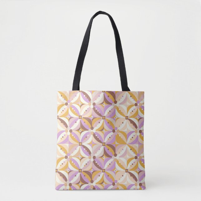 Geometric pattern  tote bag (Front)