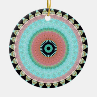 Geometric pattern Totem to inver itself Ceramic Tree Decoration