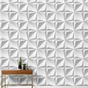 Geometric pattern wallpaper