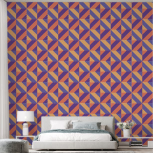 Geometric pattern wallpaper