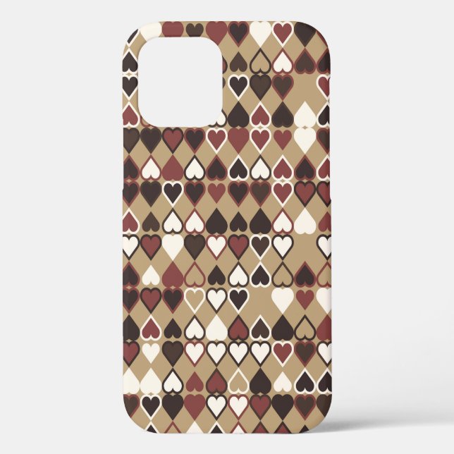 Geometric pattern with coloured elements, abstract Case-Mate iPhone case (Back)