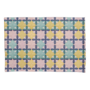 Geometric Pattern With Vivid Colours Pillowcase