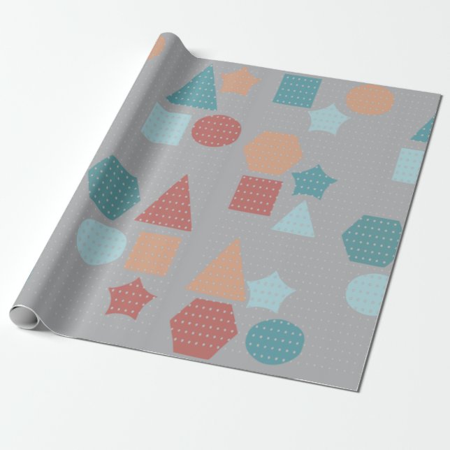 Geometric Pattern Wrapping Paper (Unrolled)