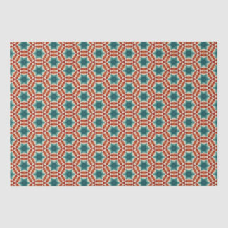 Geometric Patterned Christmas Stars 7 Tissue Paper