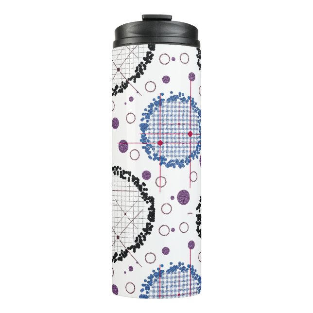  Geometric Patterns for Modern Design Thermal Tumbler (Front)