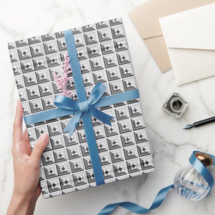 Geometric Pendant Pattern Wrapping Paper