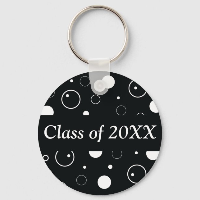 Geometric Personalised Class Of Keychain (Front)