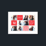 Geometric photo graduation personalised gift canvas print<br><div class="desc">Geometric photo graduation personalised gift. Colour can be changed. Part of a collection.</div>