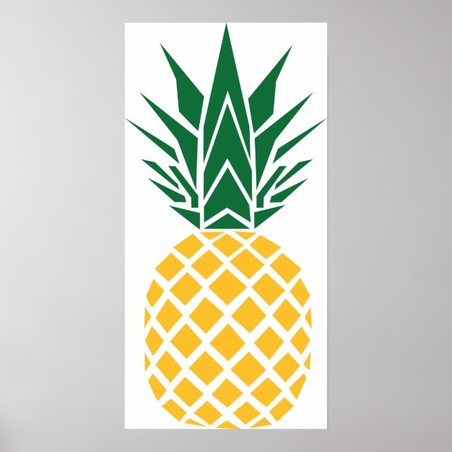 Geometric Pineapple Wall Art (Front)