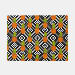 Geometric Pineapples Doormat