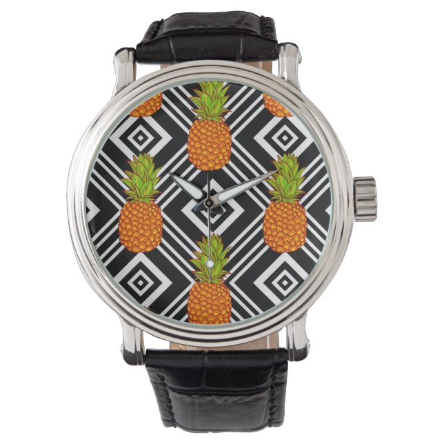 Geometric Pineapples Watch (Front)