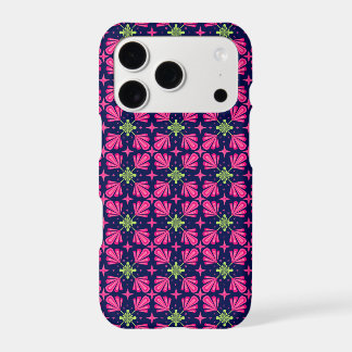 Geometric Pink Floral Petals Abstract pattern