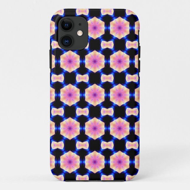 geometric pink girly case (Back)