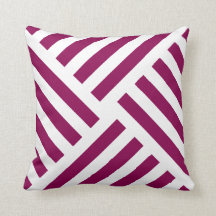 Geometric Pinwheel Stripe in Summer Berry
